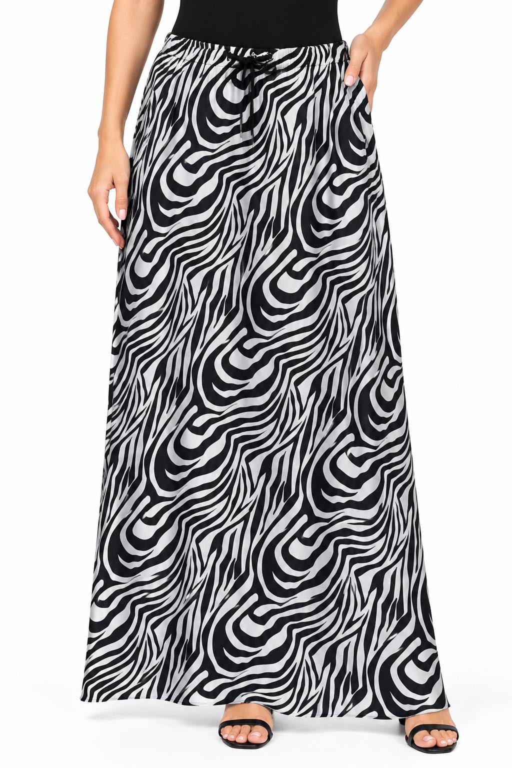 ZEBRA DESEN İPLİ VEREV ETEK